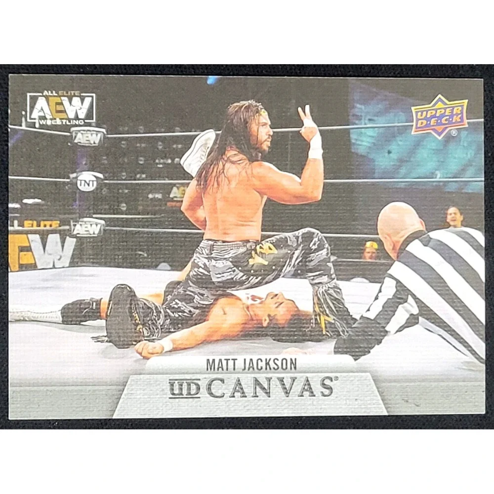 2021‎ UPPER DECK AEW MATT JACKSON  UD CANVAS  SP INSERT